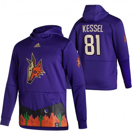 Arizona Coyotes Phil Kessel 81 2020-21 Reverse Retro Sawyer Hooded Sweatshirt - Herr